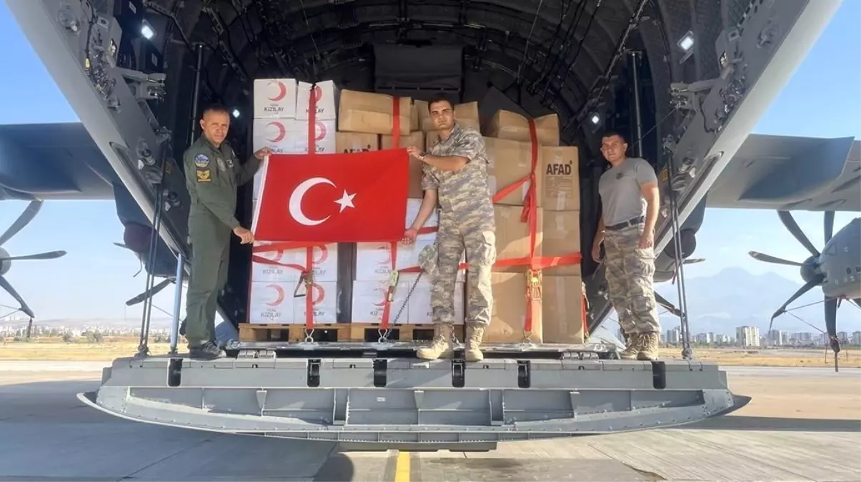 Türk Hava Kuvvetleri, Afganistan'a İnsani Yardım Gönderdi