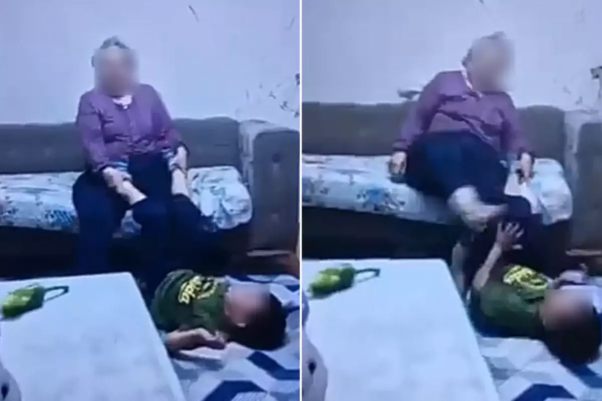 Oğlu işteyken torununu darbeden babaanne gözaltına alındı