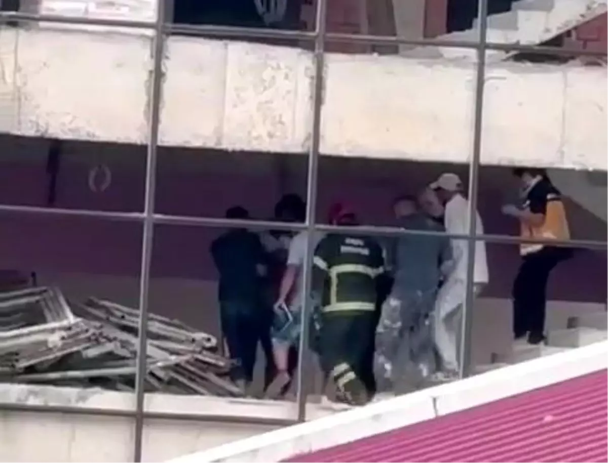 Ordu'da kültür merkezi inşaatında iş kazası: 1 yaralı
