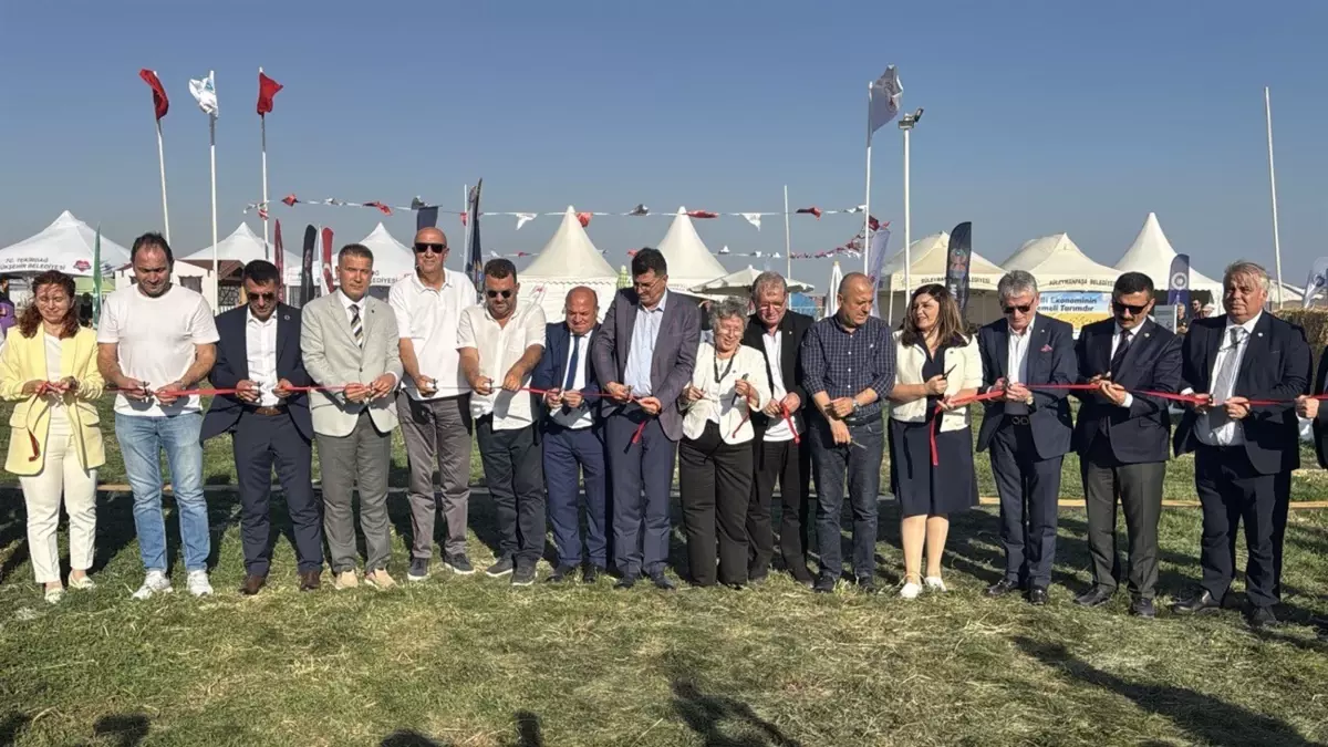 Tekirdağ'da 15. Tarım ve Teknoloji Günleri Fuarı Açıldı