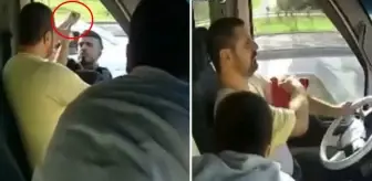Trafikte dehşet: Oğlu, bıçaklanan babasının hayatını böyle kurtardı