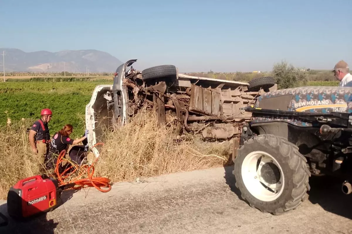 Turgutlu'da Trafik Kazası: 2 Yaralı