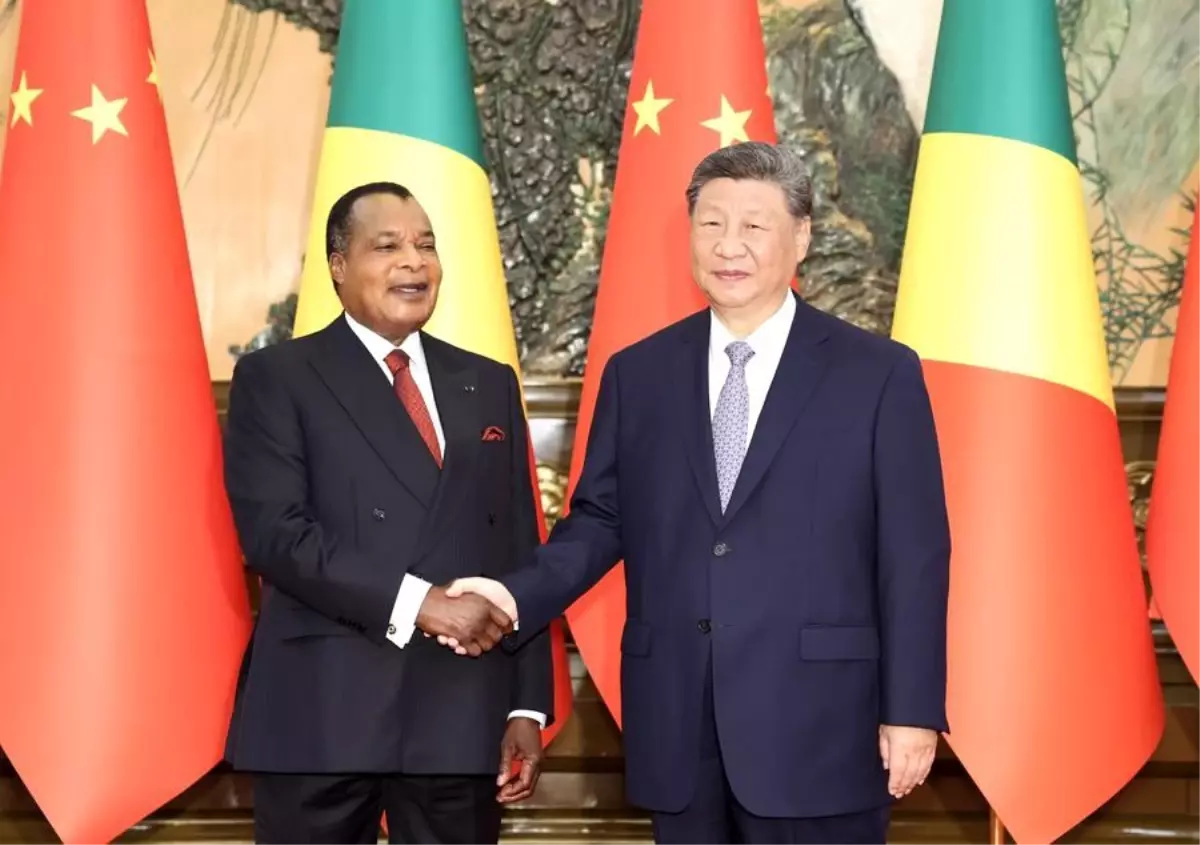 Xi Jinping, Kongo Cumhurbaşkanı Nguesso ile Bir Araya Geldi