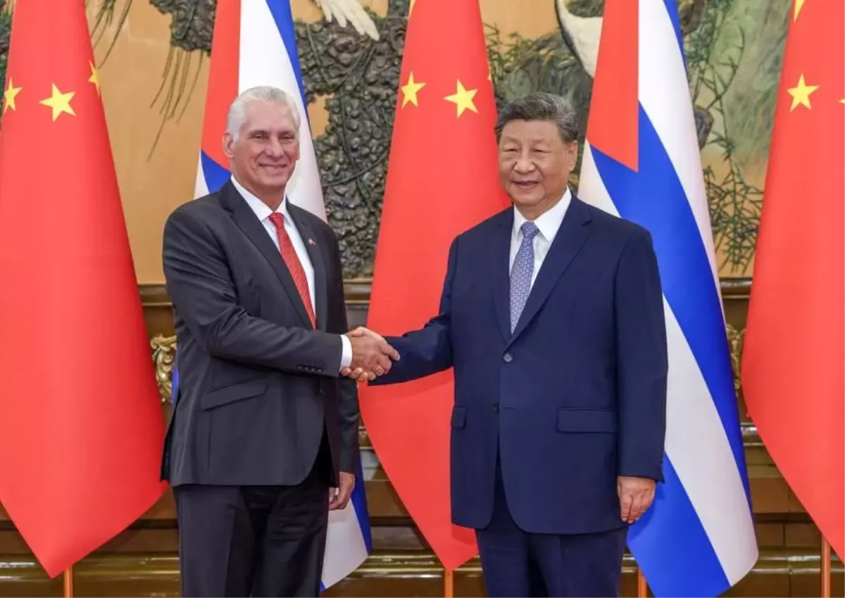 Xi Jinping, Küba Devlet Başkanı Diaz-Canel ile Görüşme Gerçekleştirdi