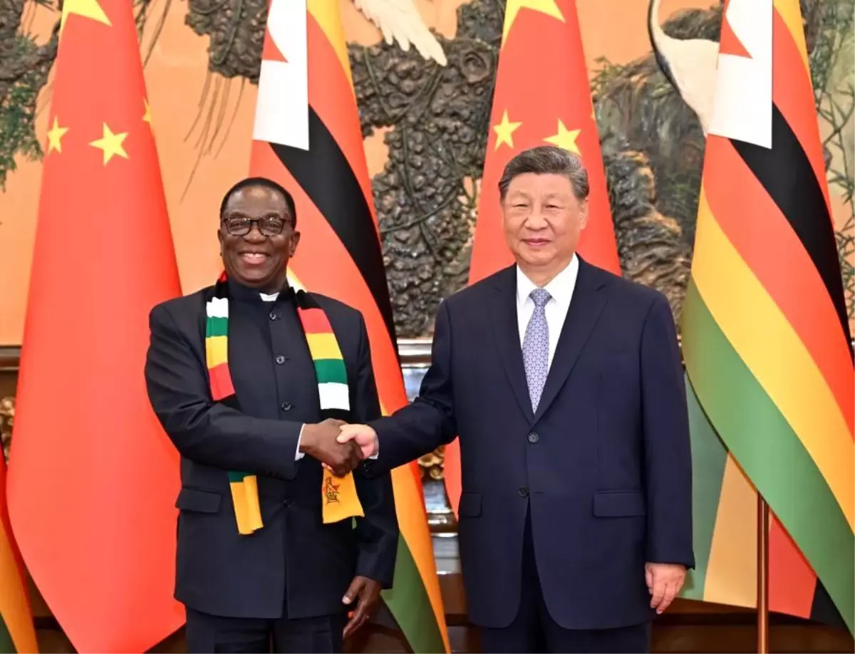 Xi Jinping ve Mnangagwa, Çin-Japon Savaşının 80. Yıldönümünde Bir Araya Geldi