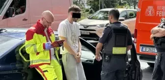 Berlin'de bir araç kalabalık çocuk grubunun arasına daldı, yaralılar var