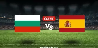 Bulgaristan İspanya maç özeti ve golleri! (VİDEO) Bulgaristan İspanya geniş özeti! Golleri kim attı, maç kaç kaç bitti?