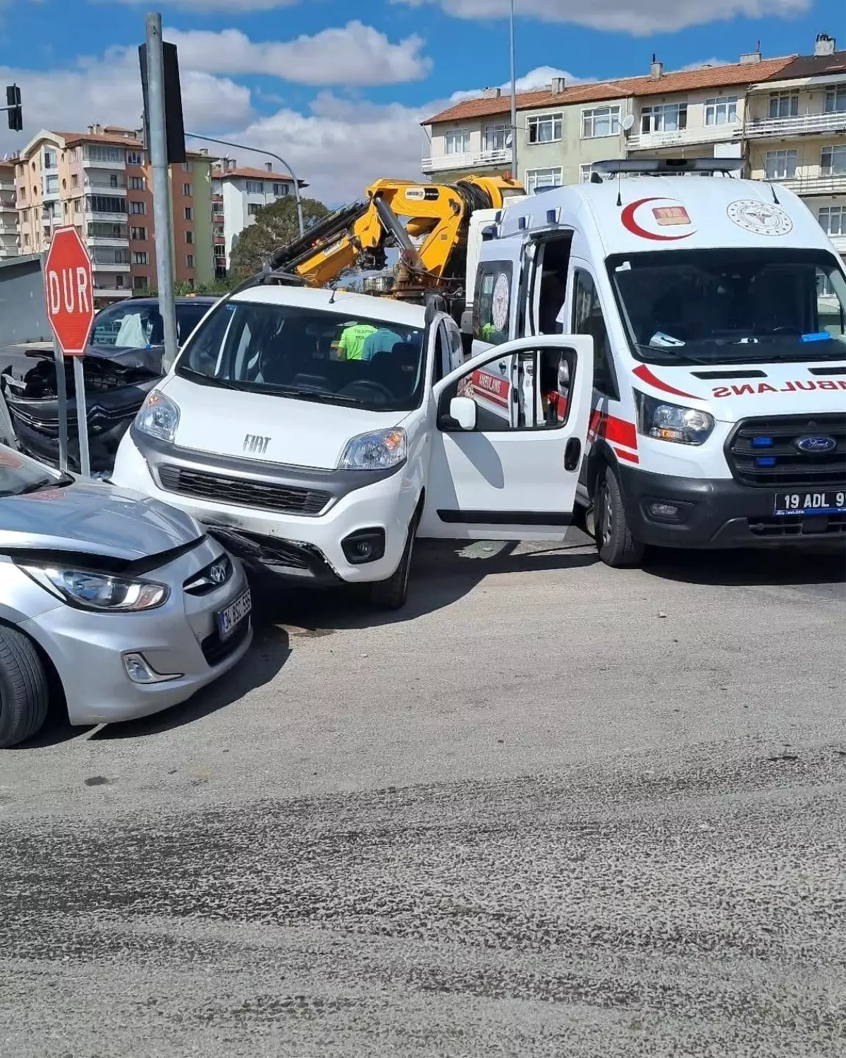 Çorum'da Trafik Kazası: 2 Yaralı
