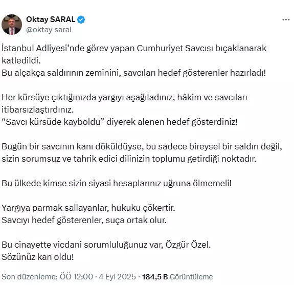 cumhurbaskani basdanismani saral savci cinayeti 19013398 3739 m