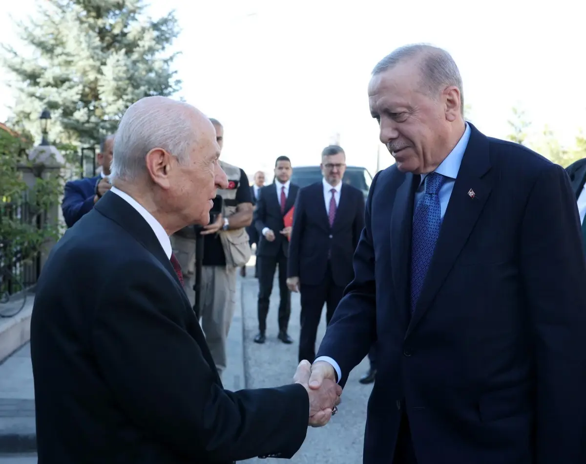 Erdoğan ve Bahçeli görüştü