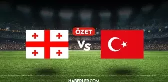 Gürcistan Türkiye maç özeti ve golleri! (VİDEO) Gürcistan Türkiye geniş özeti! Golleri kim attı, maç kaç kaç bitti?