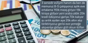 Her ay evine giren parayı paylaşan memurun hesabı tartışma yarattı