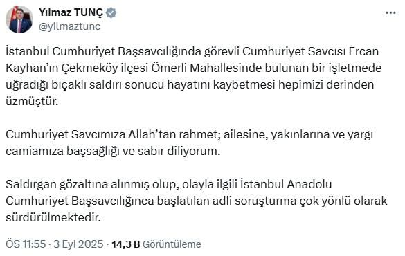 istanbul da cumhuriyet savcisi bogazi kesilerek 19011400 2589 m