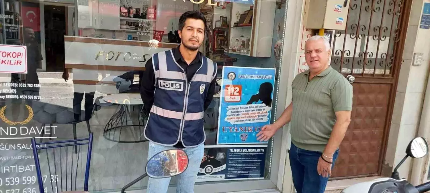 İznik Emniyeti Dolandırıcılara Karşı Vatandaşları Uyardı