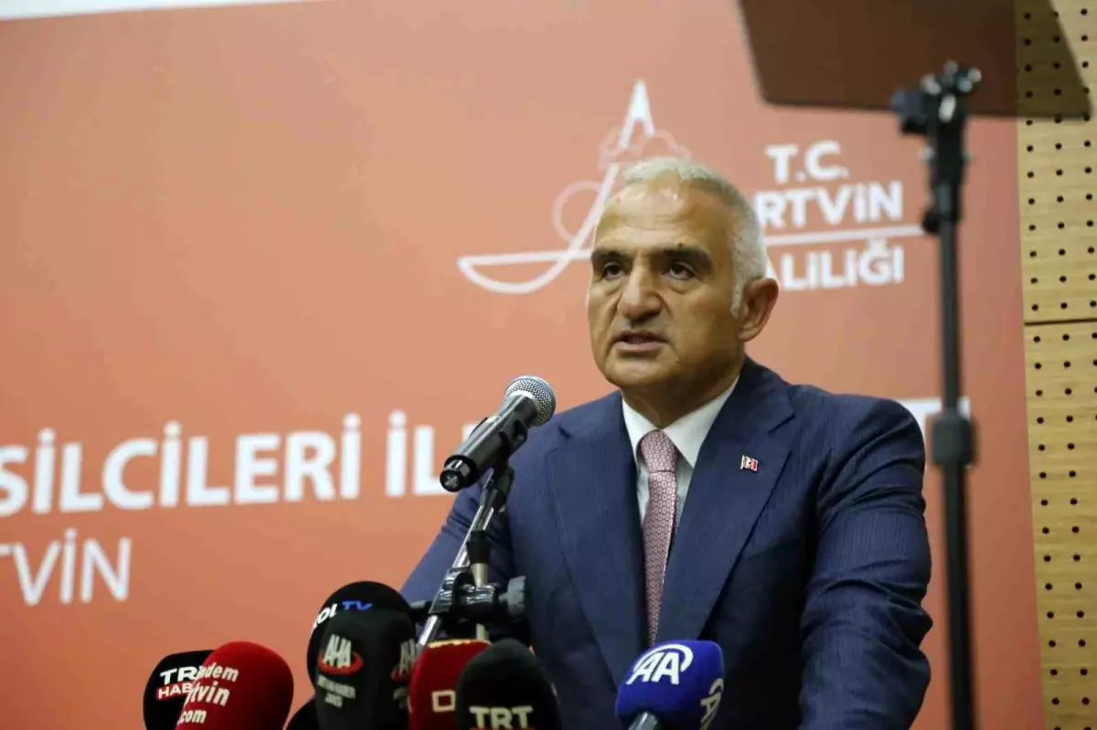 Bakan Ersoy: Artvin'in Turizm Potansiyeli 2025 Hedefine Ulaşacak