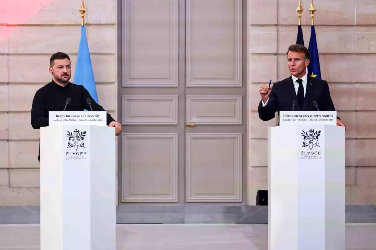 Macron'dan Ukrayna İçin Güvenlik Taahhüdü: 26 Ülke Asker Gönderecek