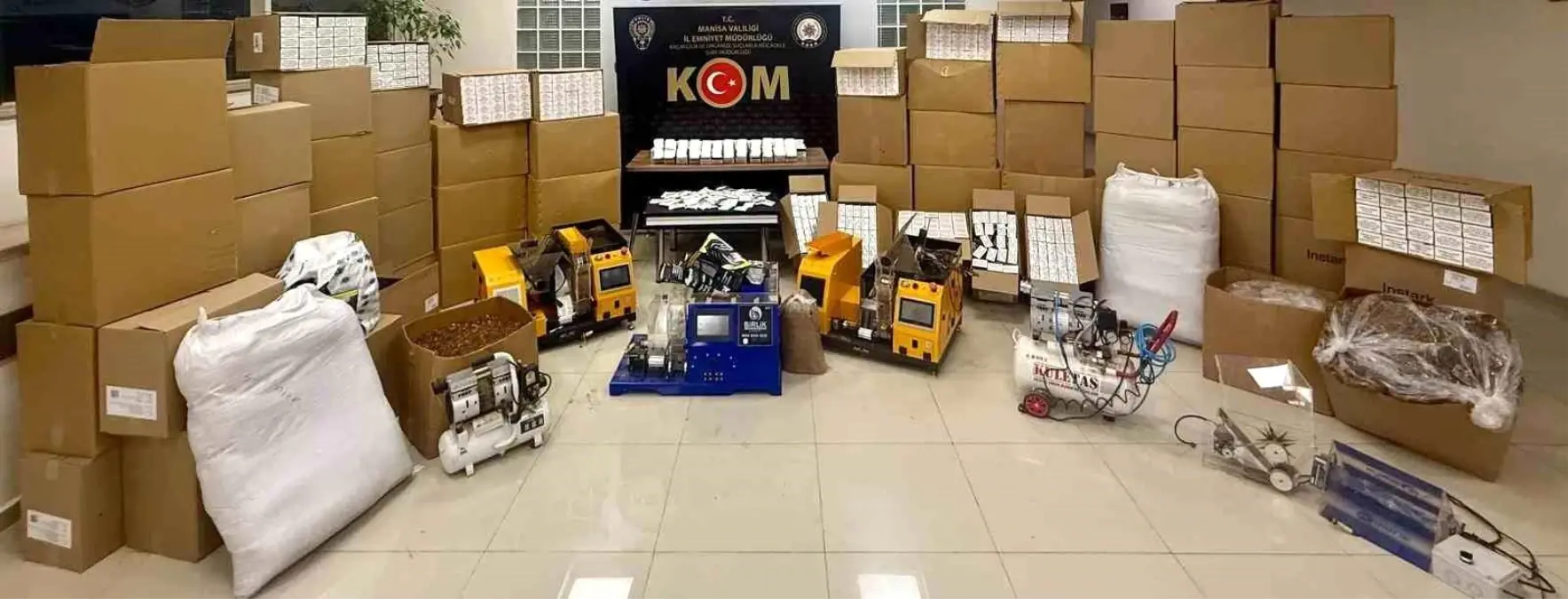 Manisa'da Kaçakçılık Operasyonları: 35 Şüpheli Gözaltında