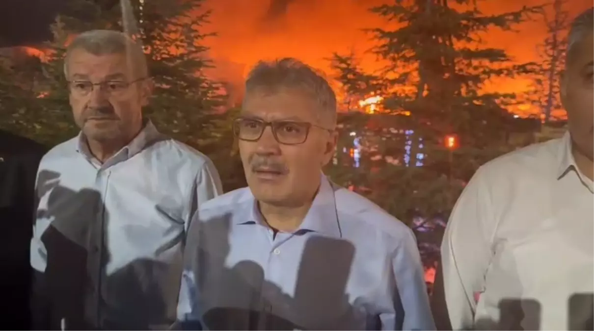 Vali Çelik: Yangının Enerjisi Düşürüldü