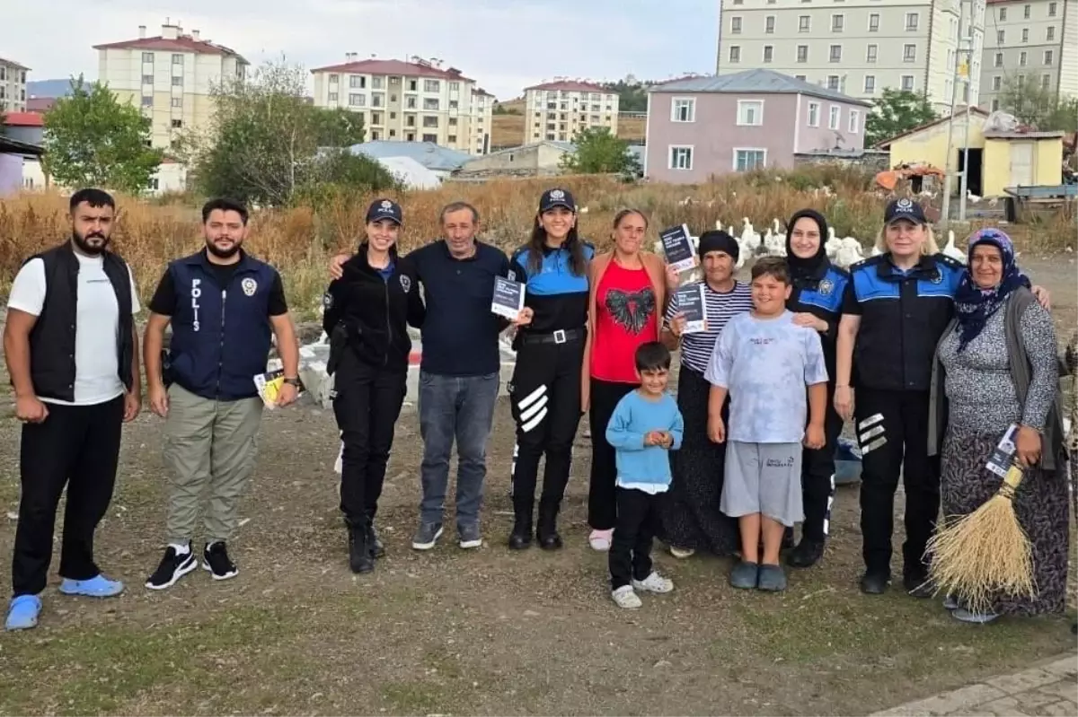 Ardahan'da Polisi Harekete Geçiren Bilgilendirme Faaliyetleri