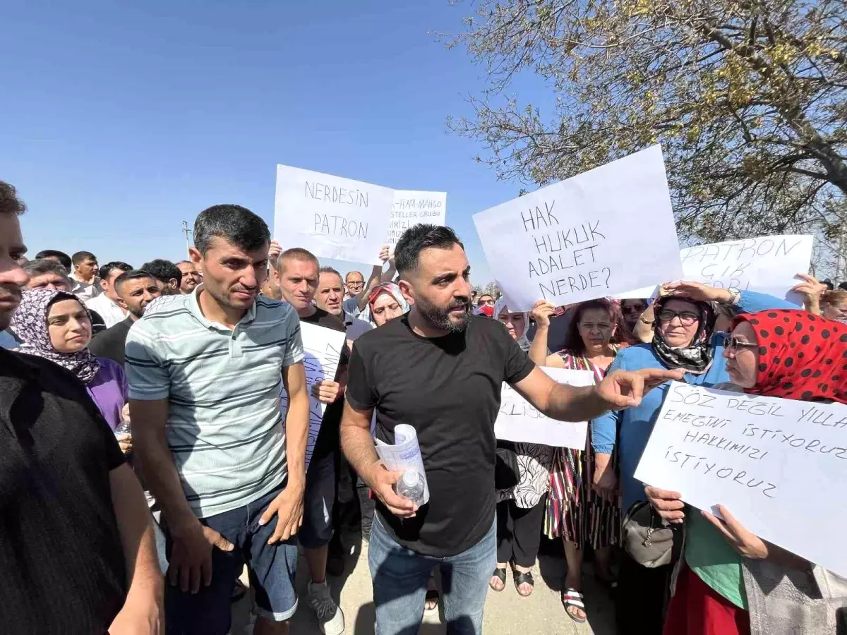 Tekirdağ'da İşçiler Protesto Gösterisi Düzenledi