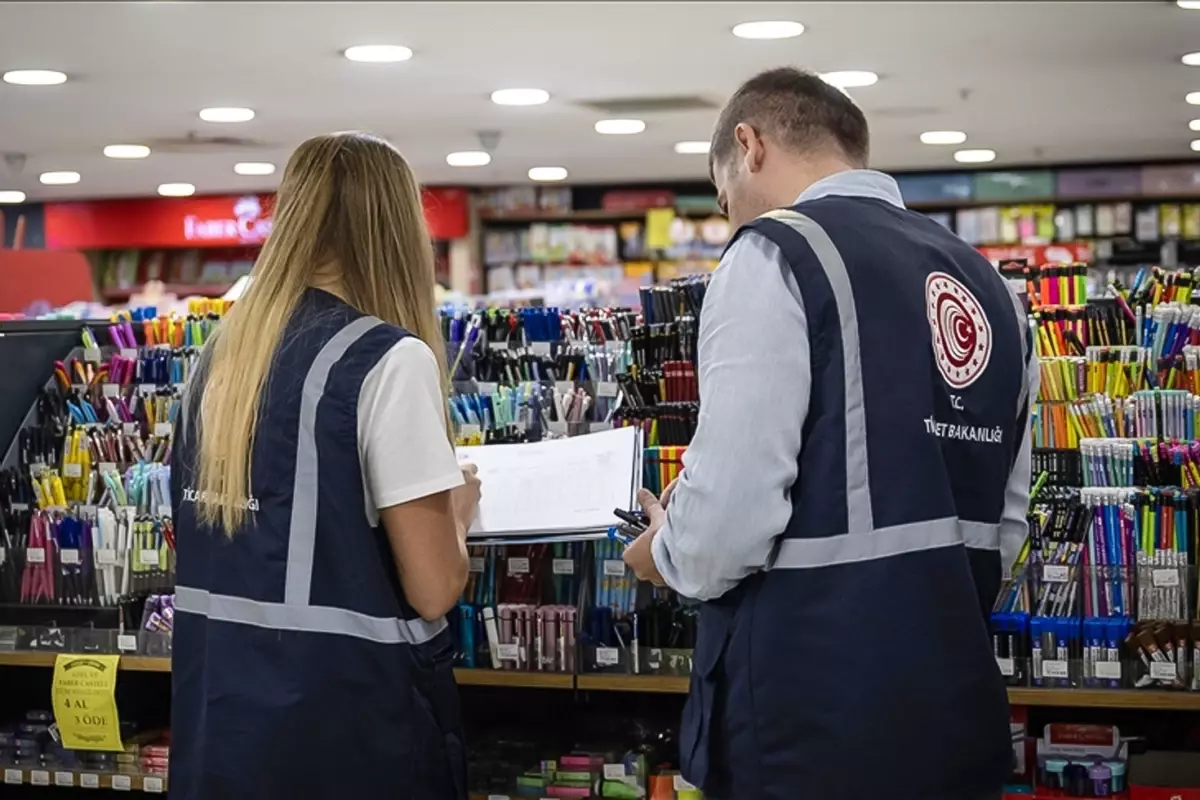 Ticaret Bakanlığı'ndan kırtasiyelere denetim! 15 milyon lira ceza kesildi