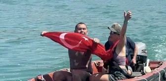 Tuna Tunca, Cebelitarık Boğazı'nı geçen ilk otizmli Türk sporcu olarak yeniden tarih yazdı
