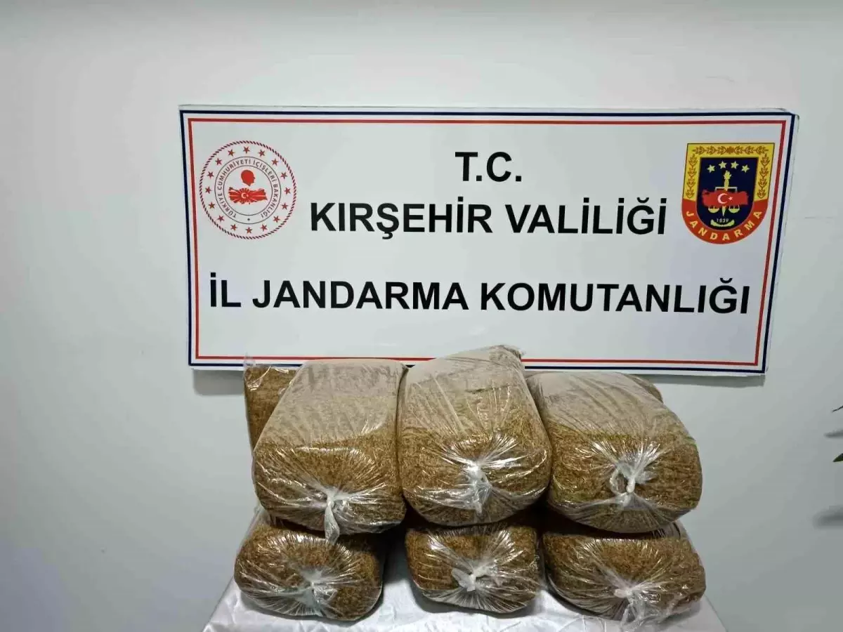 Kırşehir'de 42 Kilogram Kaçak Tütün Ele Geçirildi