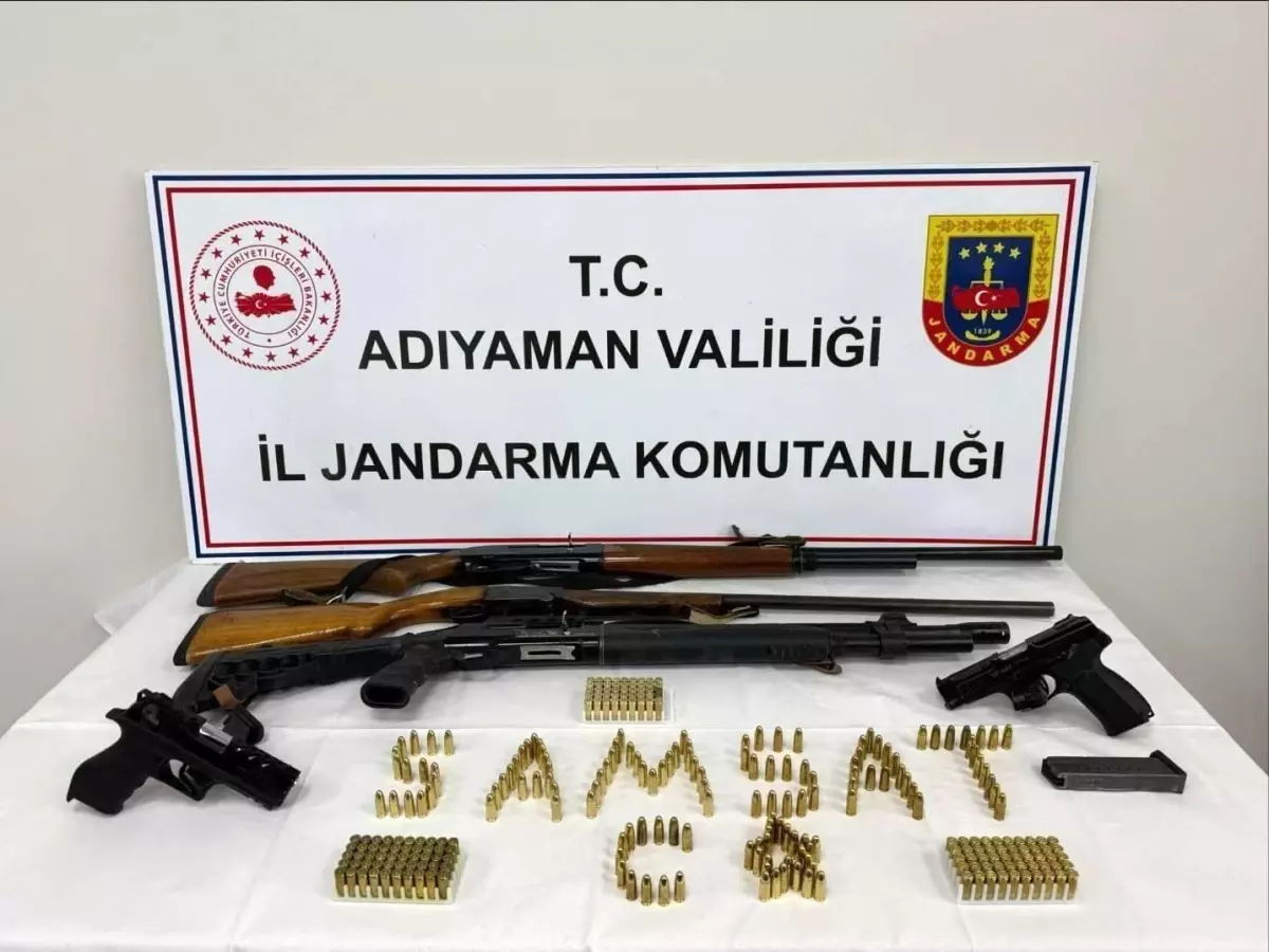 Adıyaman'da Silah Kaçakçılığı Operasyonu: 1 Kişi Gözaltına Alındı