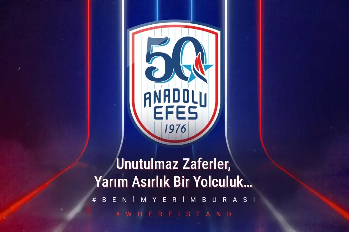 Anadolu Efes, 50. Yılına Özel Logo ile Kutlayacak