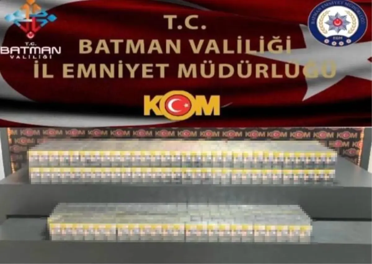 Batman'da Kaçak Sigara Operasyonu: Bin Paket Ele Geçirildi