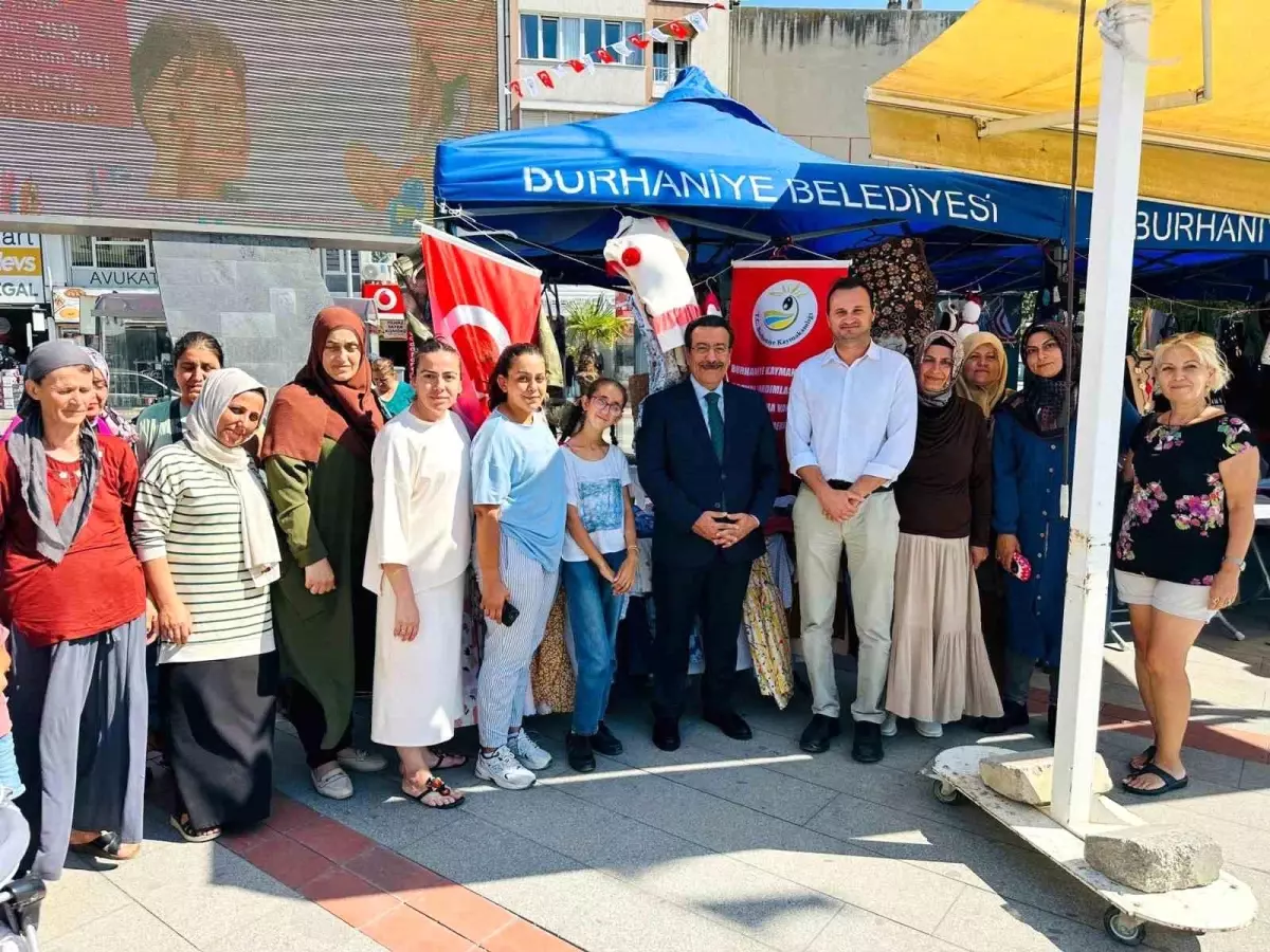 Kaymakam Atilla, Kadın Emeği Pazarı'nı Ziyaret Etti