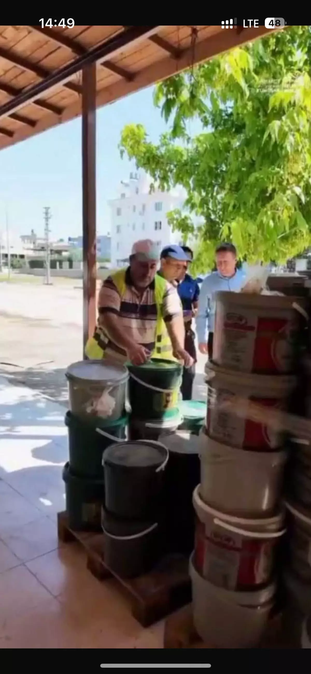 Reyhanlı'da 800 Kilo Bozuk Turşu İmha Edildi