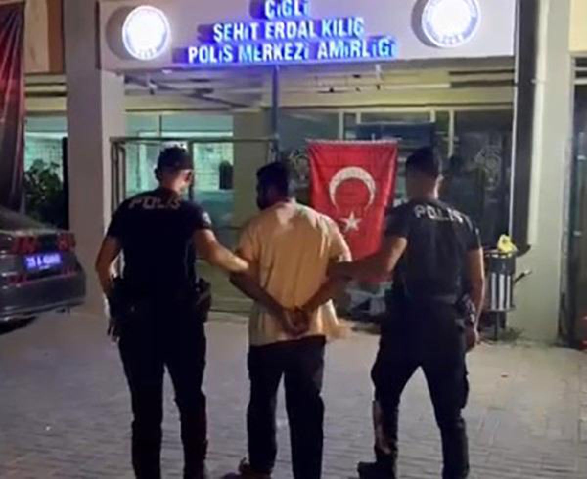 İzmir'de Firari Hükümlü Motosikletli Polisler Tarafından Yakalandı