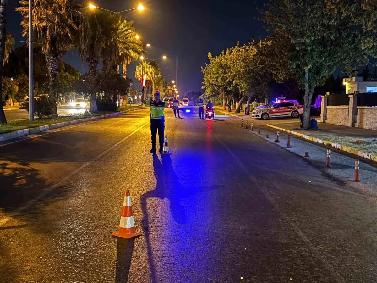 Manavgat'ta Motosiklet Denetimi: 44 Sürücüye Ceza