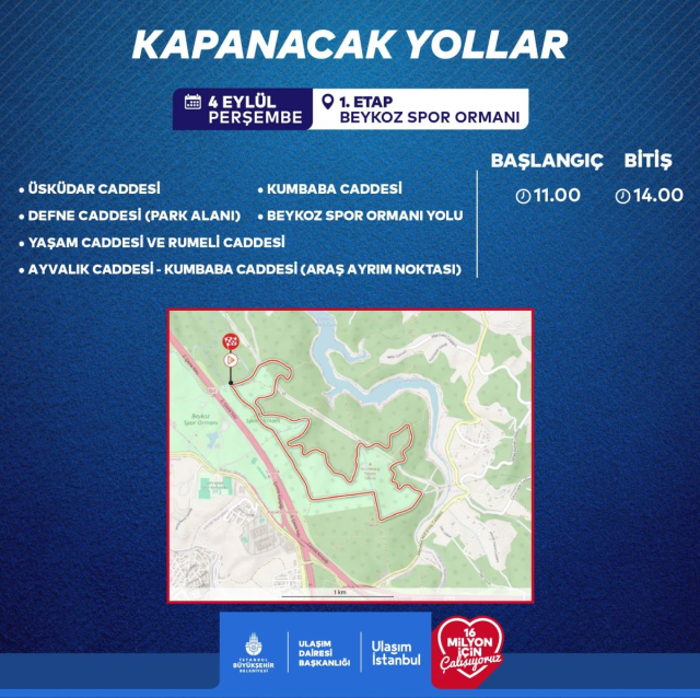 KPSS günü Tour of İstanbul mu var, 7 Eylül Tour of İstanbul hangi yollar kapanacak? KPSS günü Tour of İstanbul mu var, 7 Eylül Tour of İstanbul hangi yollar kapanacak?