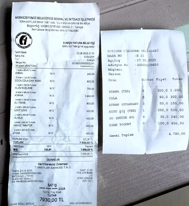 The citizen eating at the municipality's social facility was shocked by the bill