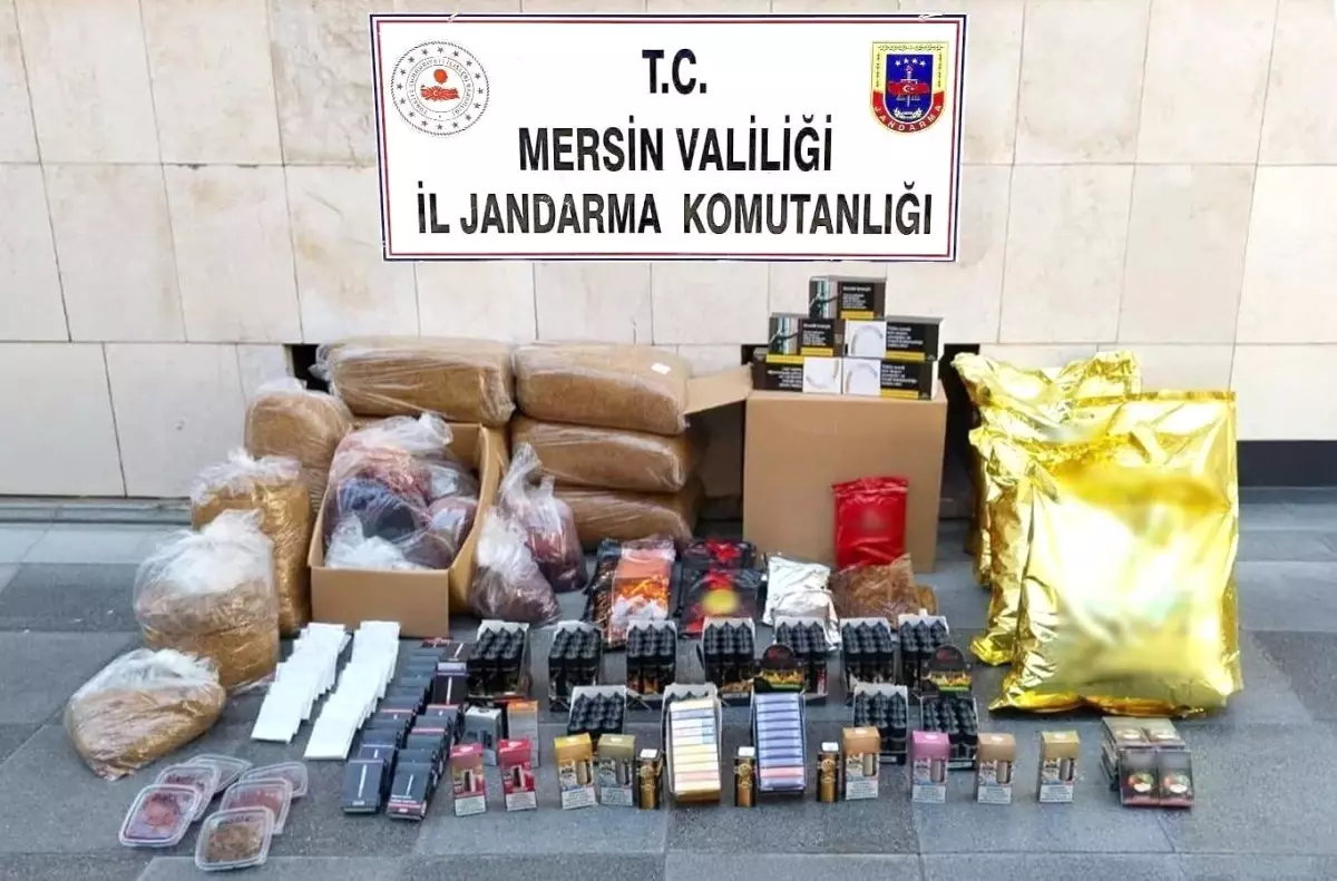 Mersin'de Sigara Kaçakçılığı Operasyonu: 1 Gözaltı