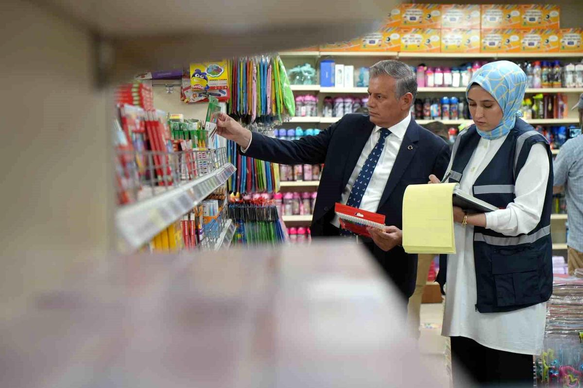 Samsun'da Kırtasiye Ürünlerine Denetim Yapıldı