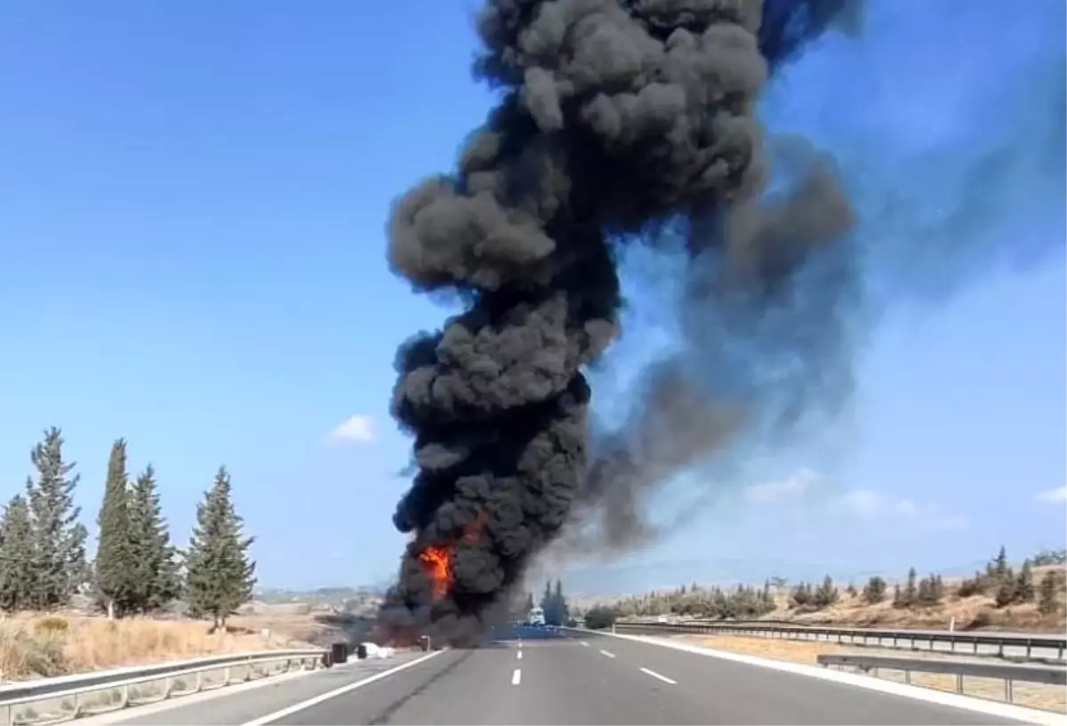 Mersin'de Yolcu Otobüsü Yangını: 34 Yolcu Tahliye Edildi