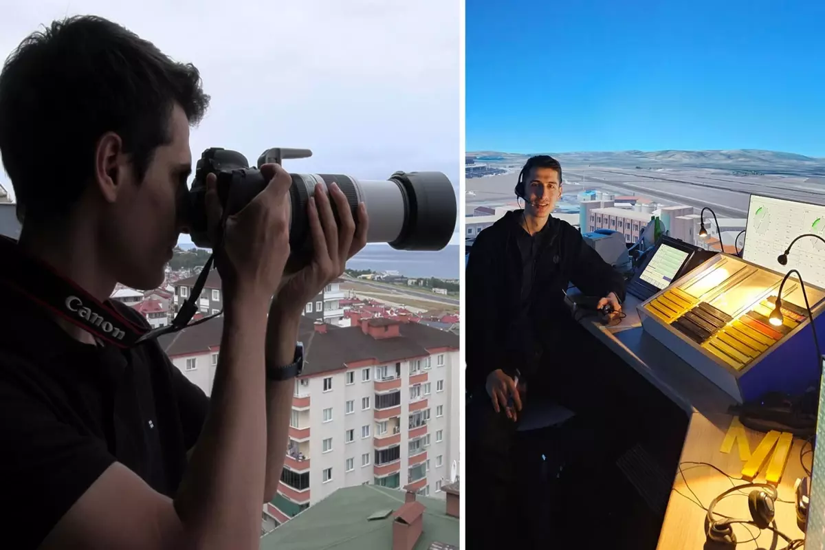 Üniversiteli Alperen'in uçak tutkusu; balkondan kuleye hayali peşinde