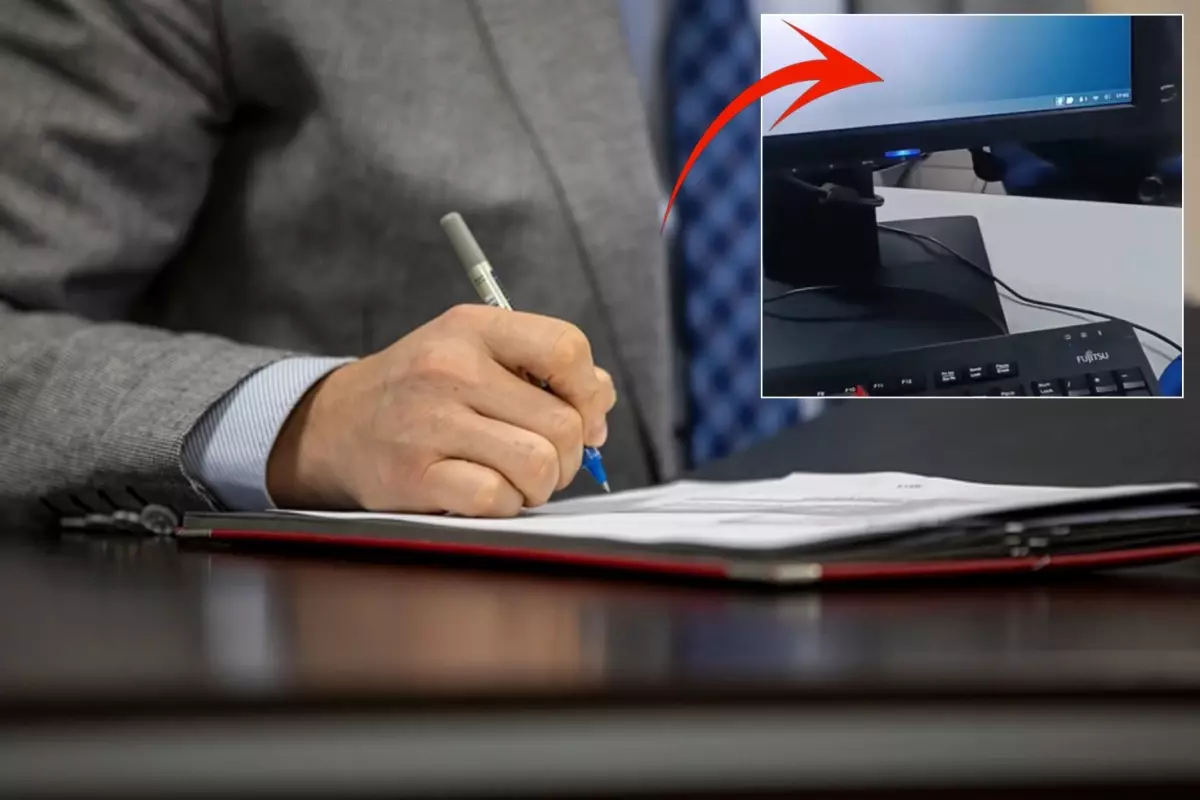 Vergi memuru bilgisayar ekranını paylaştı, ekrandaki detay tartışma yarattı