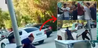 Vicdanları yaralayan görüntü: Babası yaşındaki kağıt toplayıcısını tekme tokat dövdü