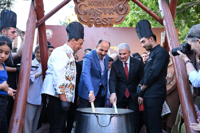 3.Konya Gastronomi Festivali Büyük Bir Coşkuyla Başladı