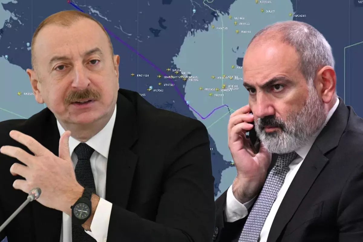 30 yıl sonra bir ilk: Paşinyan'ın uçağı Azerbaycan hava sahasını kullandı