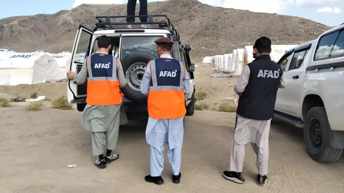 AFAD'dan Afganistan'a Yardım Gönderildi