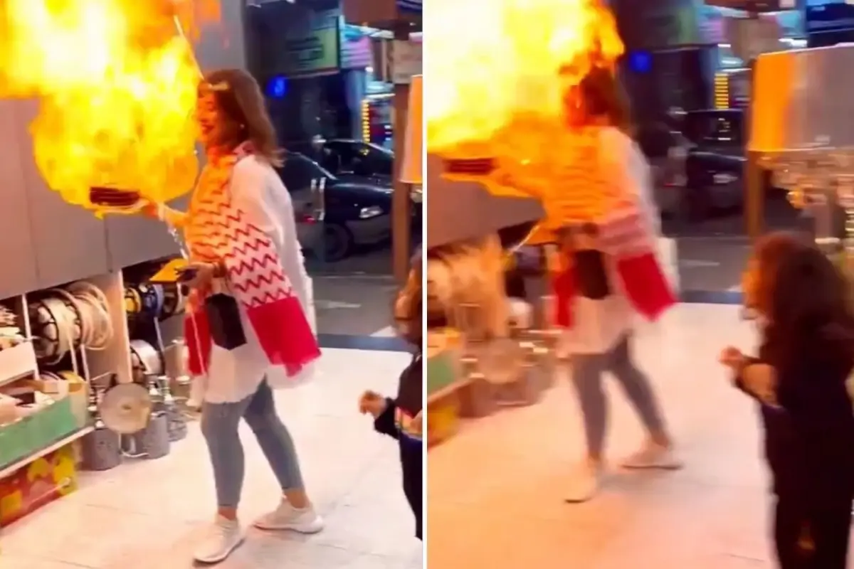 Doğum günü kutlamasında helyum faciası! Bir anda alev aldı