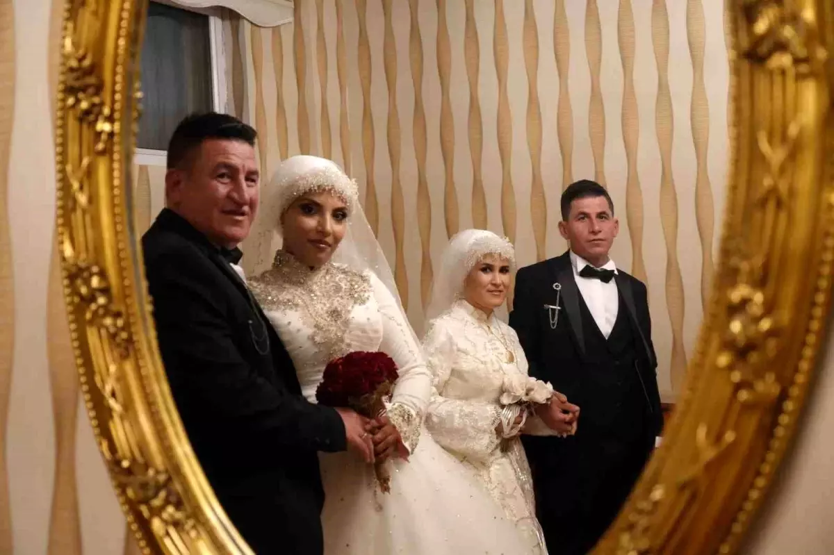 Bayburt'ta Çifte Düğün: İki Kardeş, Faslı ve Hintli Gelinlerle Evleniyor