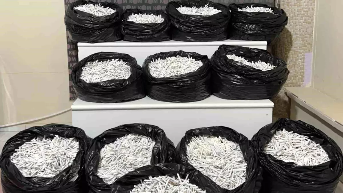 Kırıkkale'de Doldurulmuş Makaron Operasyonu: 57 Bin 340 Adet Ele Geçirildi