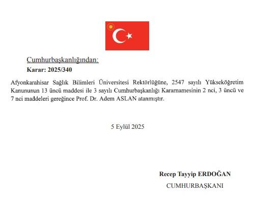 Marmara Üniversitesi'nin yeni rektörü Mehmet Emin Okur oldu