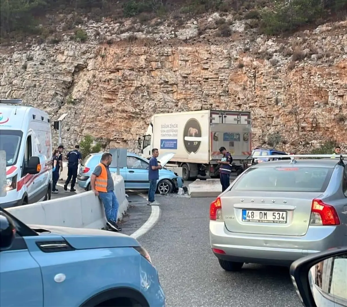 Muğla'da Trafik Kazası: 2 Yaralı